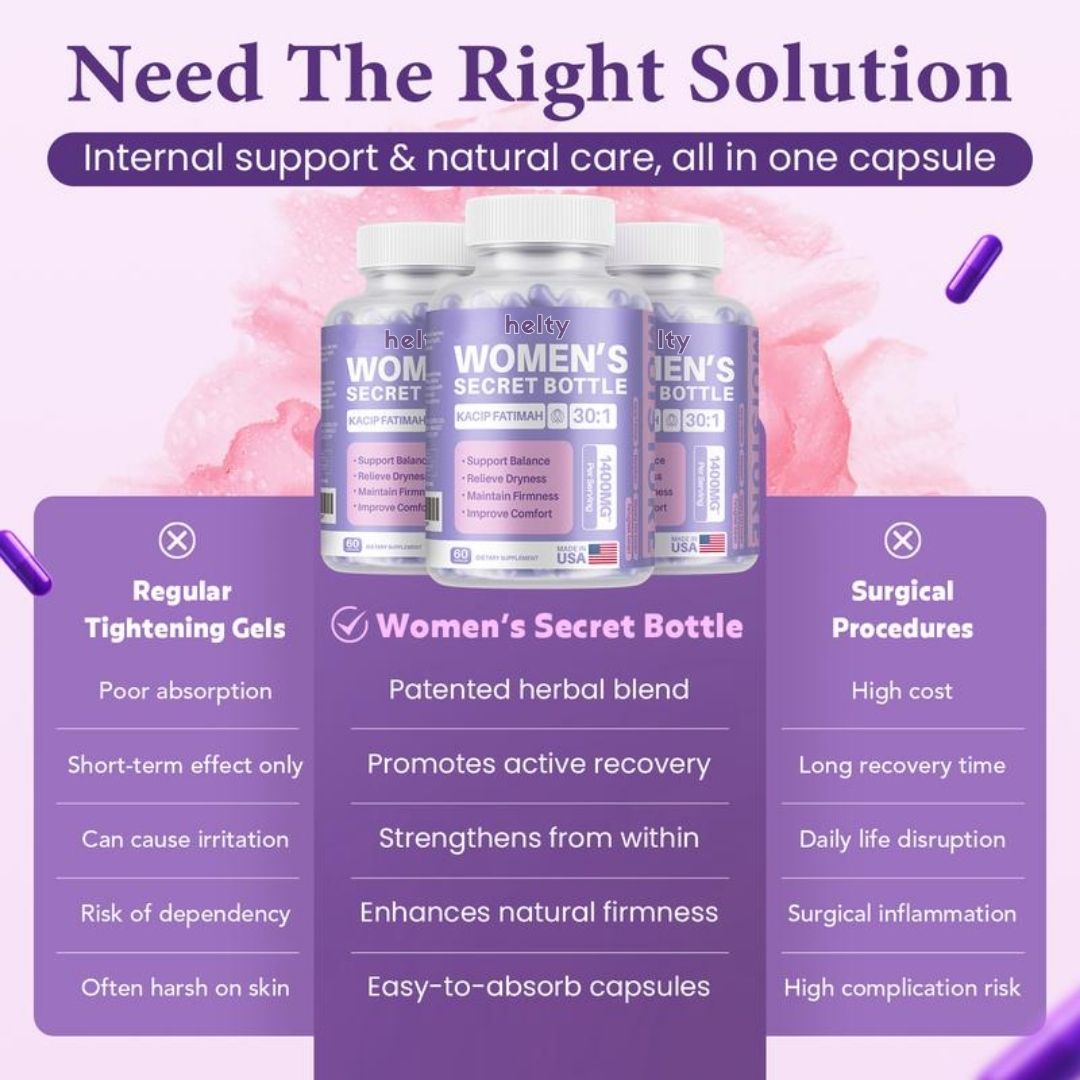 HELTY Women'S Secret Bottle- 60 Tablets
