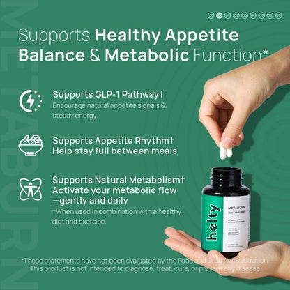 Helty Metaburn GLP-1 Supplement for Women & Men