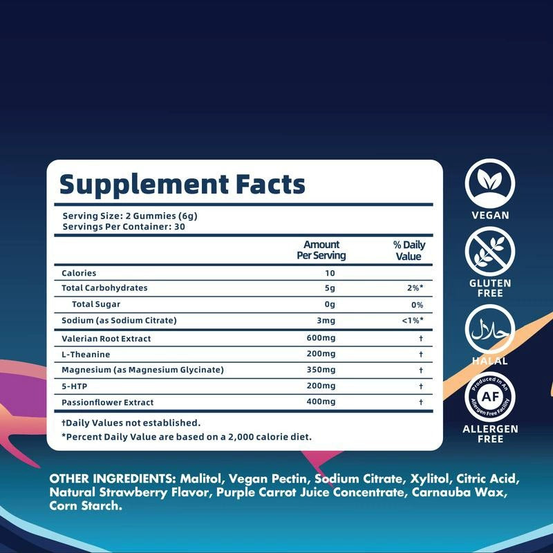 Helty MoonBitezz Melatonin Free Sleep Gummies