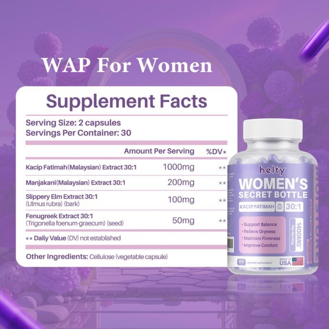 HELTY Women'S Secret Bottle- 60 Tablets